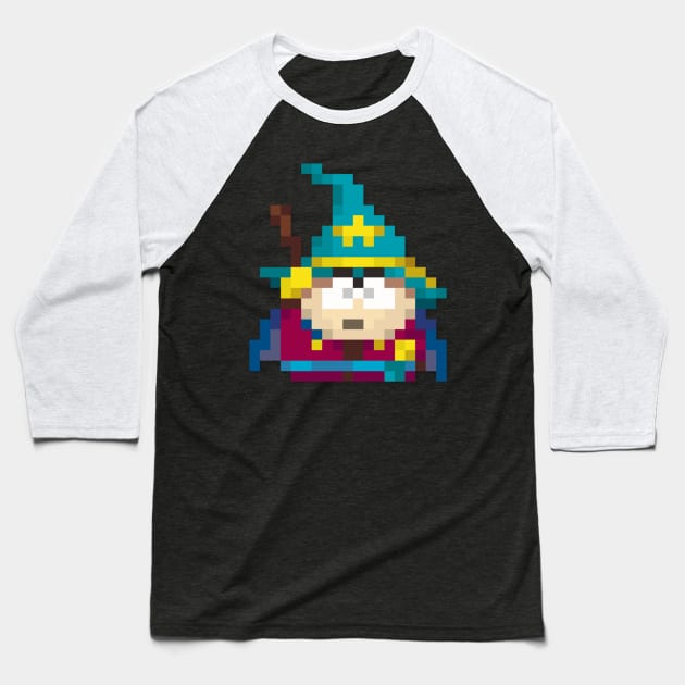 Eric Cartman low-res pixelart Baseball T-Shirt by JinnPixel